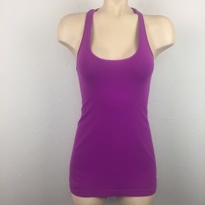 Lululemon Atheltica Purple Racerback Tank Top Sz 4